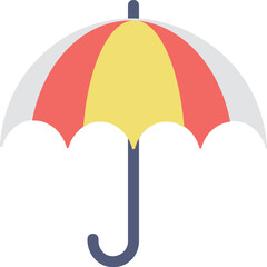 Open Umbrella Vector Icon