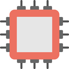 Cpu Chip Vector Icon