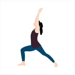 Women Yoga Illustration Vector Design