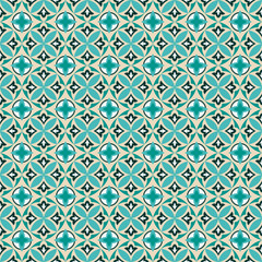 Colorful seamless pattern with flat design, tile pattern vector