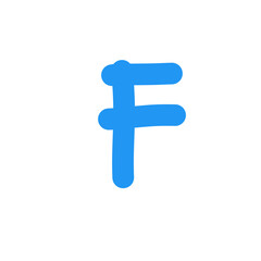 Cute colorful vector English alphabet, vintage font, funny hand drawn typeface