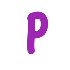 Cute colorful vector English alphabet, vintage font, funny hand drawn typeface