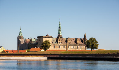 Castle of Kronborg in Helsingoer, Denmark - home of Shakespeare's Hamlet