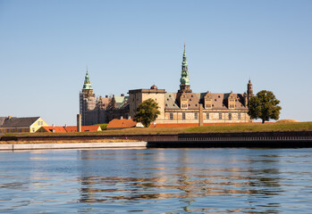 Castle of Kronborg in Helsingoer, Denmark - home of Shakespeare's Hamlet