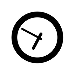 Seven o'Clock icon symbol sign vector illustration logo template Isolated for any purpose.