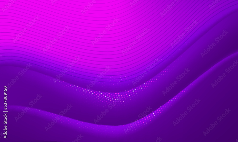 Wall mural 3d modern wave curve abstract presentation background