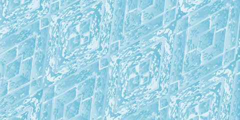 Blue background for postcards and flyers. Blue winter background. Vector illustration