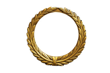gold laurel wreath