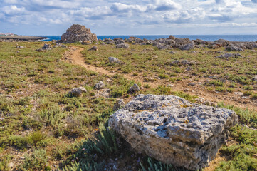 Fototapeta na wymiar Barraca in Menorca Island, Spain