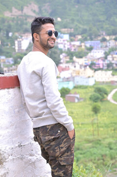 tourist at the top of hill city joying the nature