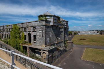 ancienne prison abandonnée. Spike island en Irlande
