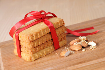 Special biscuits with almonds