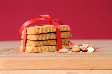 Special biscuits with almonds