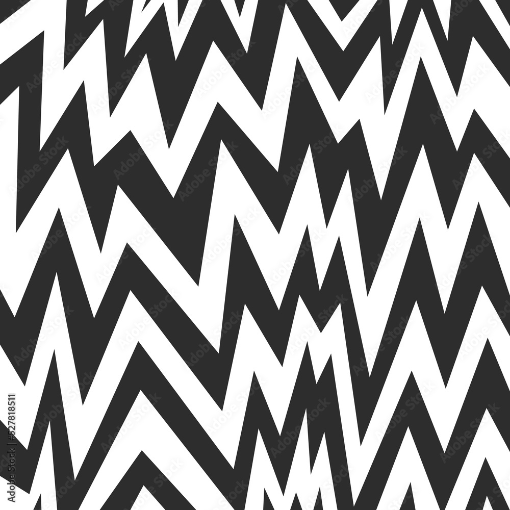 Poster abstract background with gradient zigzag line pattern