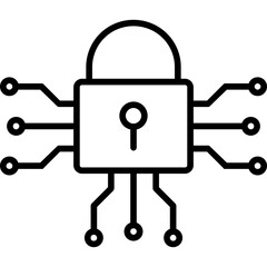 Cyber Security Icon