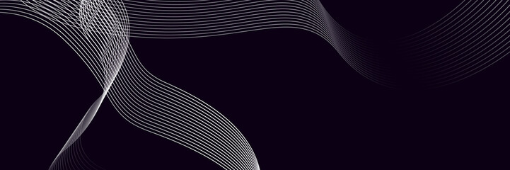 Abstract futuristic thin lines