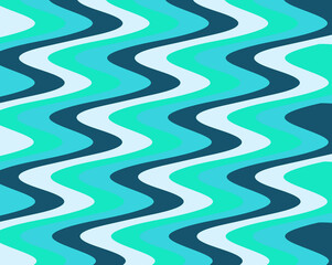 Waves wrapping paper design