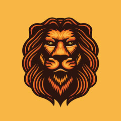 head lion illustration
