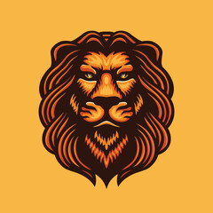 head lion illustration