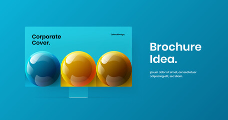 Amazing display mockup presentation template. Colorful website design vector illustration.