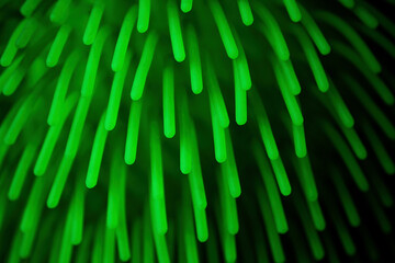 Green silicone kids' ball.  A fun sensory tactile soft play ball for kids of all ages.  Thick Squishy Puffer Ball is lots of fun.