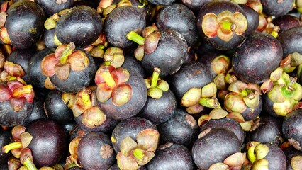 Exotische Früchte und Gemüse von einem asiatischen Markt