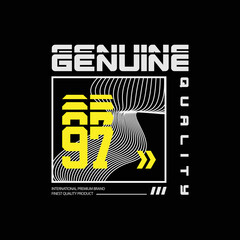 Genuine t-shirt and apparel design