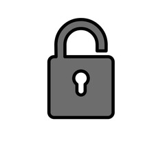 Lock icon, Private icon, Lock symbol, Lock sign, Unlock icon, Lock element