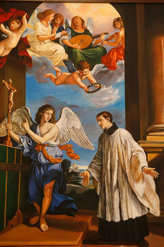 Painting in St. Andrea's church, Andrano, Puglia.