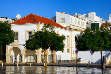 Europe, Portugal, Algarve, Faro district, Lagos, old town, Infante dom Enrique Square, Mercado de...