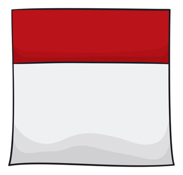 recommend clip art: Loose-leaf calendar in blank over white background, Vector illustration