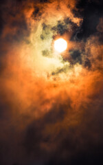 Fototapeta premium clouds in the sun 