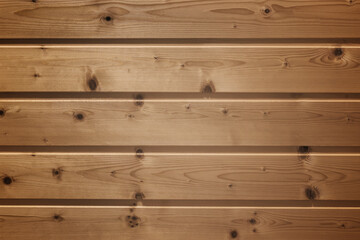 Obraz premium Brown wood wall background texture. Wood planks wall background for design and text. Floor surface. wooden background with vignette, blackout around edges