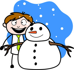 cartoon child vector illustration with 2d 