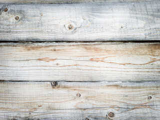 Wooden wall from planks