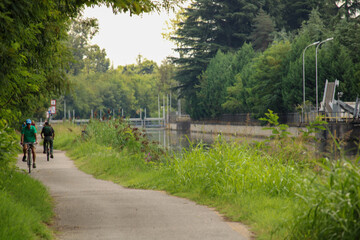 Panoramas Naviglio Grande, Turbigo, Italy