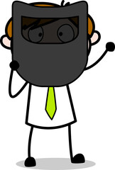 cartoon child vector illustration with 2d 