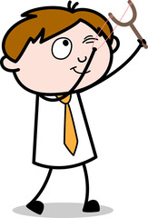 cartoon child vector illustration with 2d 