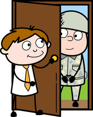 cartoon child vector illustration with 2d 