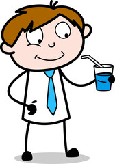 cartoon child vector illustration with 2d 