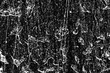 Obraz premium Black and white grunge texture. Abstract dirt stains, scratches, chips. Worn Surface pattern