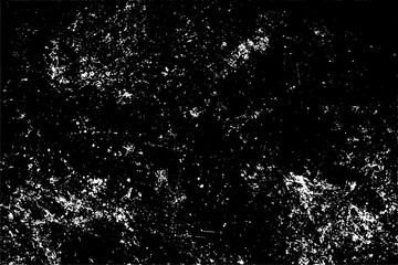 Grunge black and white vector texture. Monochrome dirty background. Abstract worn surface