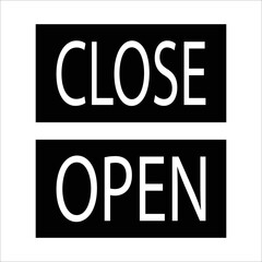 open close icon minimalist design art
