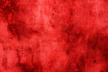 Fototapeta Red grunge abstrack background texture red concrete wall. horror and scary concept obraz