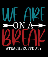 Teacher's day t-shirt design print template
