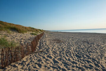 Piaski - The Polish-Russian border on the Vistula Spit near Krynica Morska © Marcin