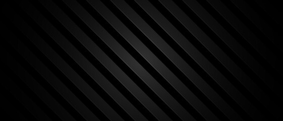 Obraz premium Black abstract background, texture with diagonal lines, vector illustration.