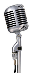 Vintage microphone from the 1950's (PNG)