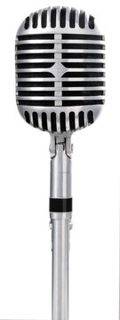 Vintage Microphone From The 1950's (PNG)