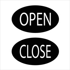open close icon minimalist design art